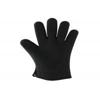 China Food Grade Black Silicone Oven Gloves food grade silicone Heat Resistant Work Gloves Hot Pressing factory