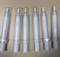 China 10ml clear eye cream cosmetic syringe serum airless bottle factory
