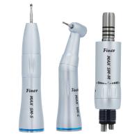 China Dental Inner Water Spray Low Speed Handpiece Kit Contra Angle Straight Handpiece Air Motor factory