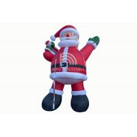 China Giant Inflatable Santa Claus Suitable Christmas Inflatable Cartoon Decorations factory