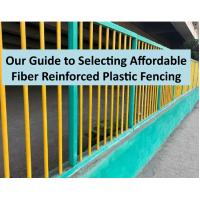 Quality Mixed Colour Customizable FRP Fence Weather Resistant 2 Years Warranty for sale