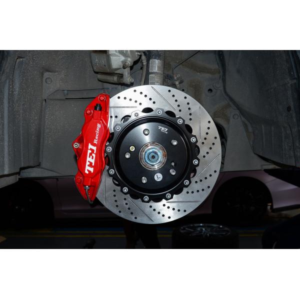 Quality Four Piston TEI Racing Big Brake Kit For Honda Civic wtih 355*32mm rotor for sale