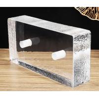 China Solid Glass Block Bricks Crystal Ultra Clear Fused Wall Decorative factory
