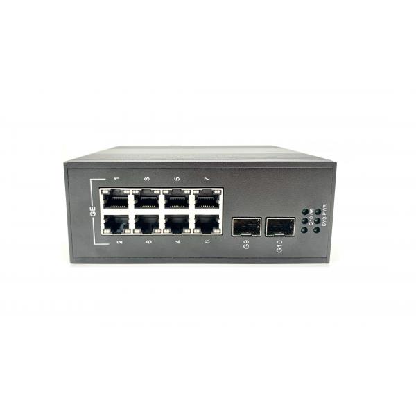 Quality Outdoor Industrial Ethernet Switch 8 Port POE PSE 220v AC Input Support PoE+ for sale