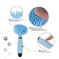 China Soft Silicone Rubber Pet Washing Brush Massage Brush Dog Cat Pet Bath Cleaning Brush factory