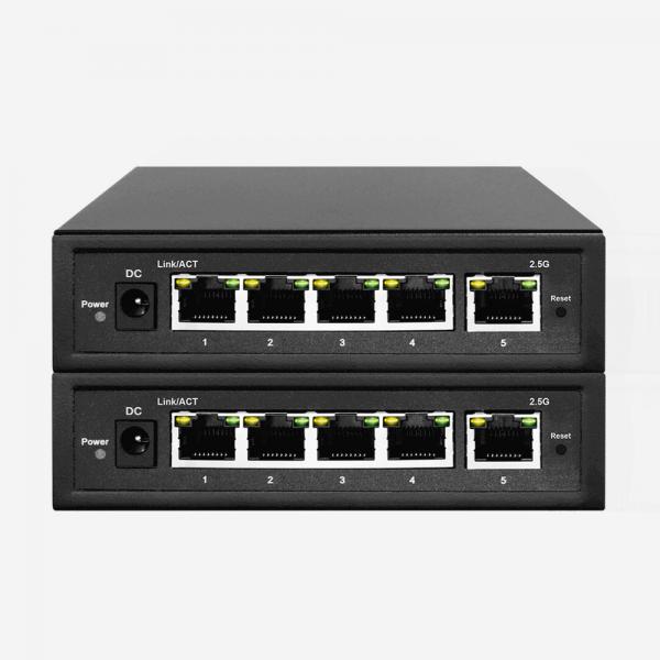 Quality Layer 2 Managed 2.5 Gigabit Switch 5 2.5G Auto Sensing RJ45 Ports Support IGMP Snooping for sale