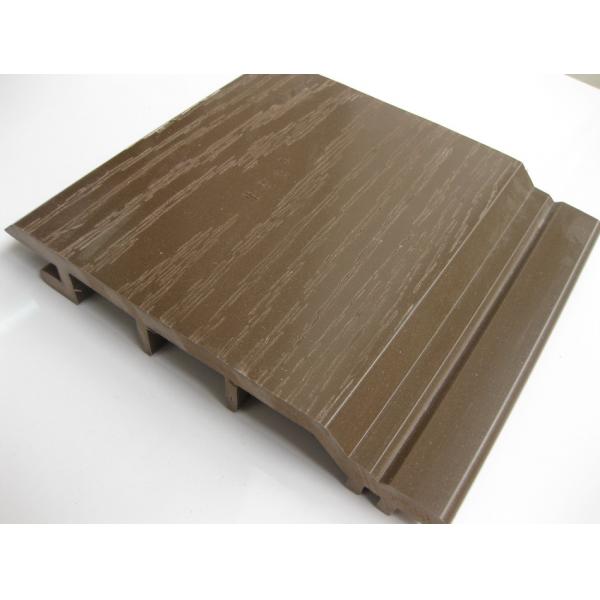 Quality Waterproof WPC Wall Cladding / 1m - 6m Length Wood Wall Panels for sale