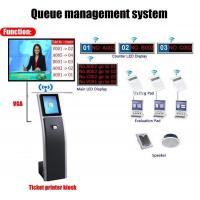 China 17 Inch 19 Inch Queue Management Kiosk Self Service Software Free factory