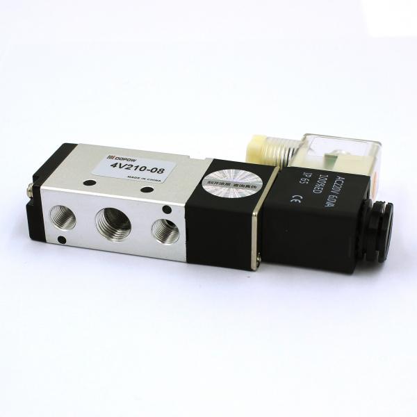 Quality 4V Series Solenoid Valve Single Coil Pilot Operated Electric 2 Position 5 Port for sale