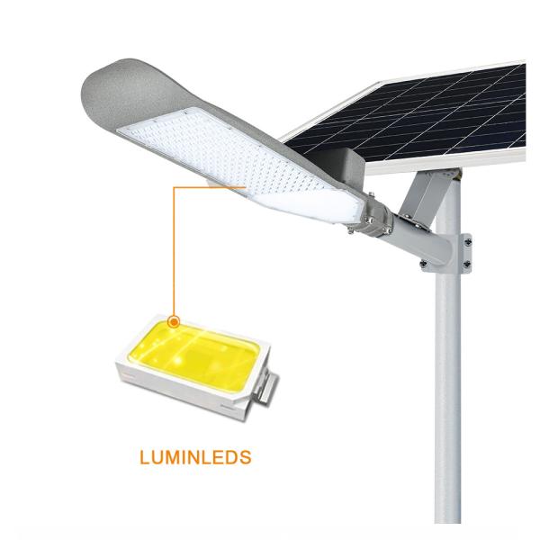 Quality Solar Power 45watt 6500lm Smart Waterproof LED Street Light for sale