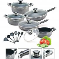 China Nonstick Aluminum Cooking Pots ＆ Pans Cookware Sets factory