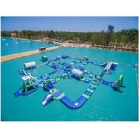 Quality Giant Adult Inflatable Water Park Commercial Inflatable Water Fun For Lake for sale