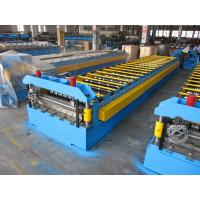 Quality 0.3-0.8mm Roof Panel Roll Forming Machine Surface Chrome Manual Decoiler for sale
