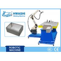 China Stainless Steel Metal Box Corner Industrial Welding Robots / TIG Welding Machine factory