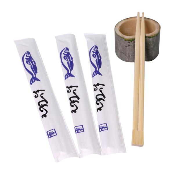 Quality 23cm custom logo disposable bamboo chopsticks wholesale for sale