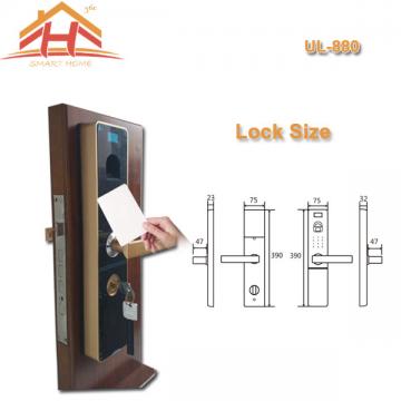 Quality Home Automation RFID Card Door Lock With Optical or Capacitive Fingerprint for sale