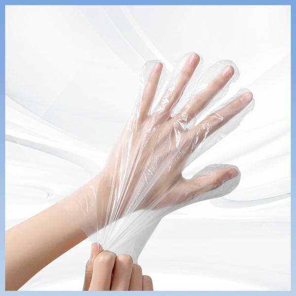 Quality CE Disposable PE Gloves Polyethylene Plastic Gloves Non Toxic for sale
