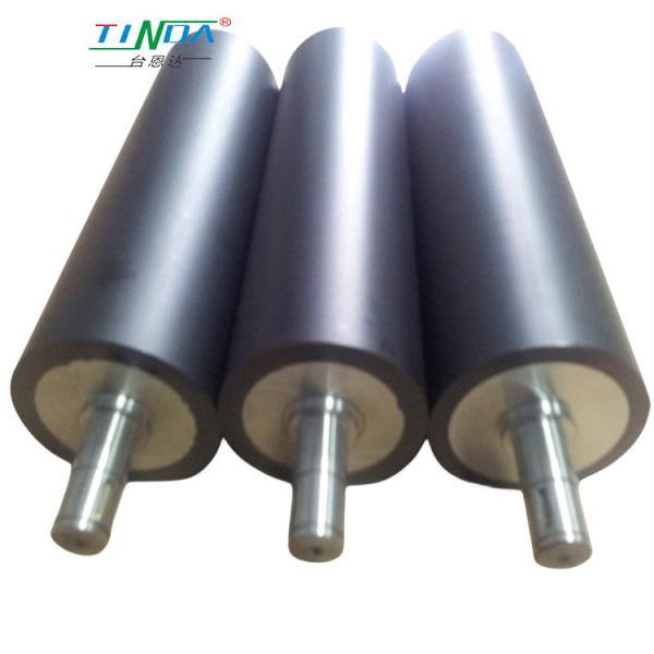 Quality High Precision Silicone Printing Rubber Roller For Cylinder Printer for sale