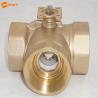 China Manual Override Available electric ball valve for cooling or heating system, exchange heater factory