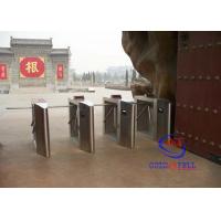 China Semi-automatic Waist High Tripod Turnstile Gate , All In One Access Control Turnstile factory