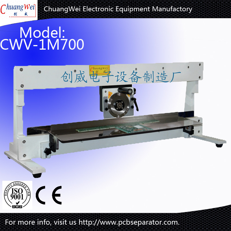 China Safe Operation PCB Separator Machine With Circular And Round Blades factory