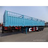 China 3 axles fence trailer Dry Cargo Carrier  - TITAN VEHICLE factory