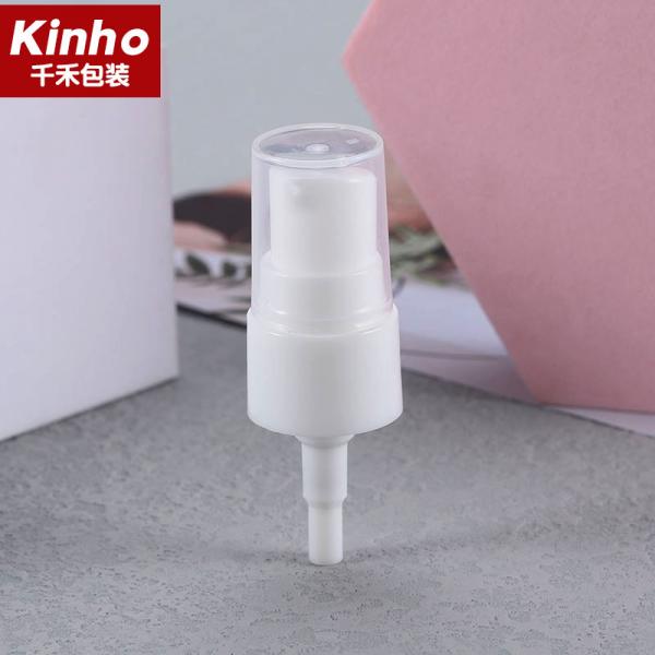 Quality 0.2ml Cosmetic Treatment Pumps 18/410 20/410 Shampoo Conditioner Aluminum Collar for sale