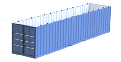 Quality Shipping Bulk Container Liner Open Top 20ft 30ft 40ft Customized for sale