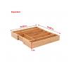 China Customized Adjustable Bamboo Storage Drawer Divider Organizer factory