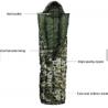 China Hard Green Thick Solid Overnight Mossy Oak Youth Camo Sleeping Bag factory
