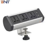 China Audio System Use Desktop Power Outlet , Table Clamp Mount Power Outlet factory