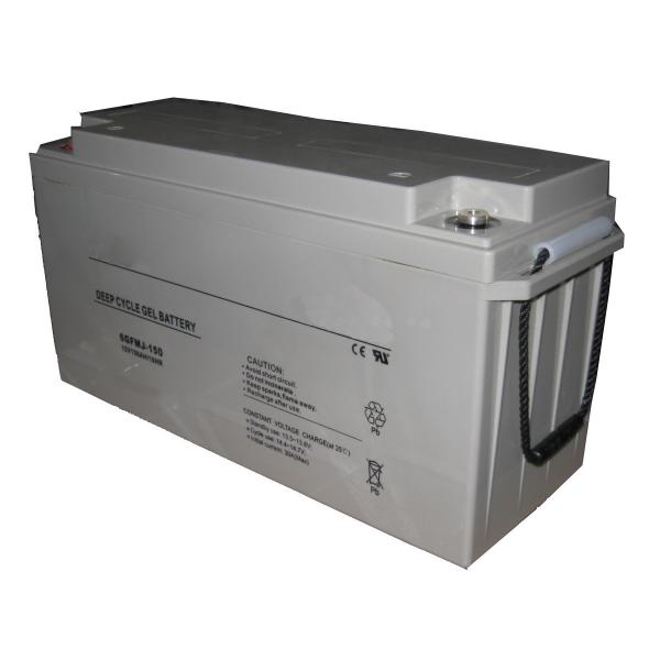 Quality 12V150AH Solar Type Gel Deep Cycle Battery ISO9001 for sale
