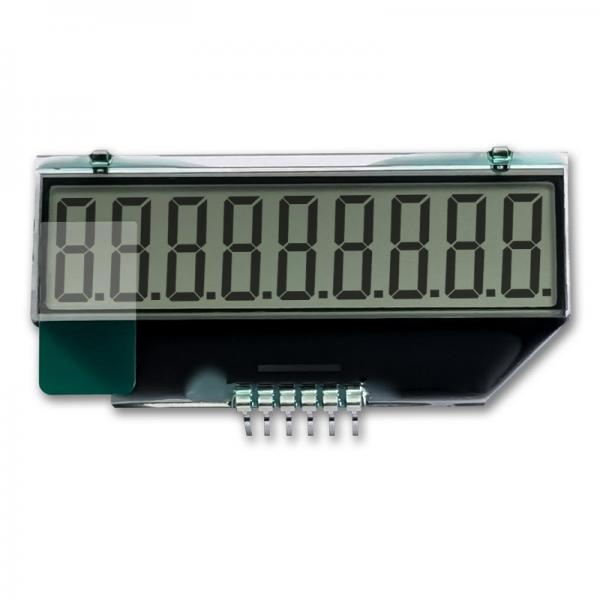 Quality Custom TN Positive Reflective COG 7 Segment Monochrome LCD Display for Water Meter for sale