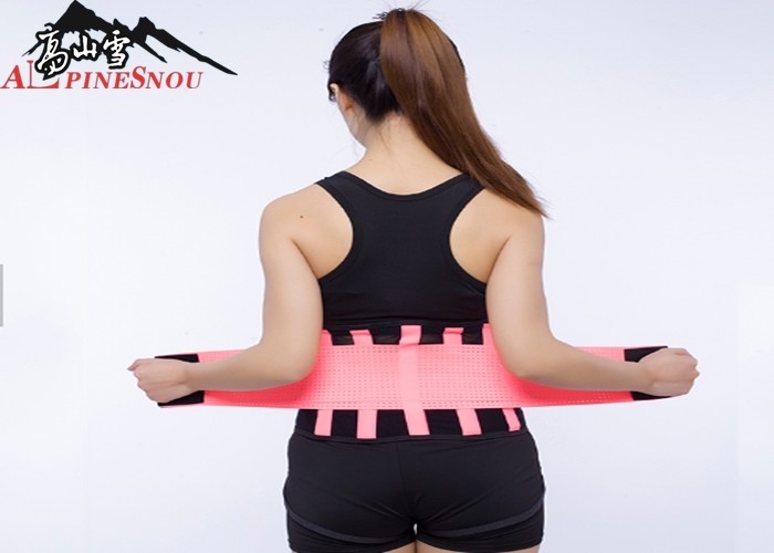 China Curves Trimming Waist Support Brace Breathable Neoprene For Men / Woman factory