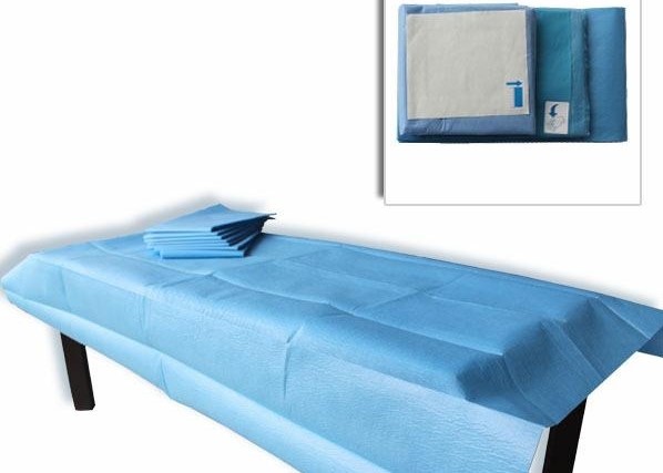 Quality Customized Size Disposable Medical Drapes / Patient Surgical Sheets Hospital Use for sale