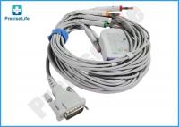China One Piece Type Schiller ECG Cable 10 Lead With Banana 4.0 Plug TPU Cable factory