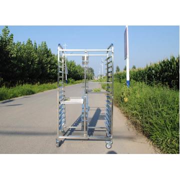 Quality Kitchen Equipment SGS 316L 0.8mm Stainless Steel Food Trolley for sale