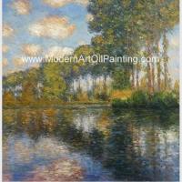 China Franmed Claude Monet River Paintings , Nature Landscape Painting Canvas factory