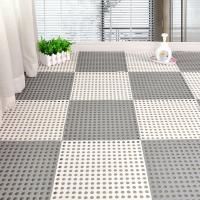 China Mesh Drainage Stitching Bathroom Splicing Floor Mat Color Combination factory