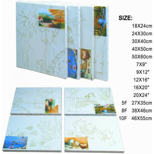 Quality Premier Art Painting Canvas For Printing 100% Natural Cotton Paulownia Or Fir Wood for sale
