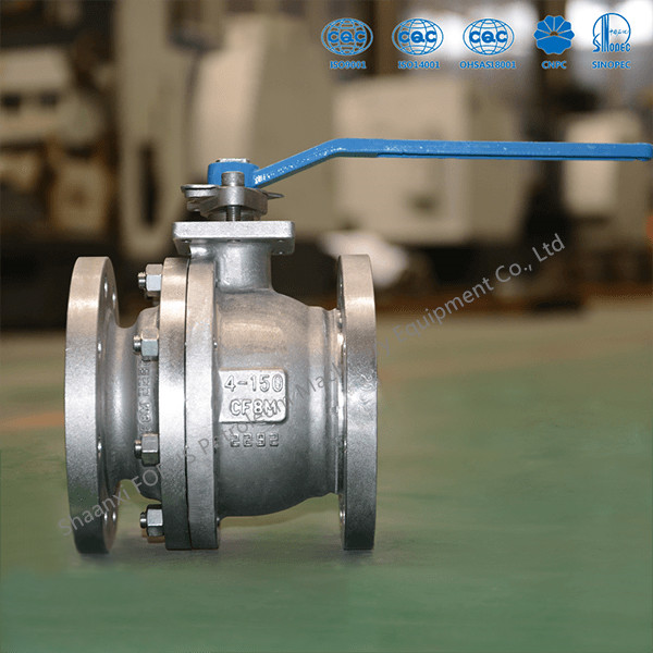 Quality Cast Floating Ball Valve Flanged / Butt Welded Ends Anti Blow Out Stem for sale
