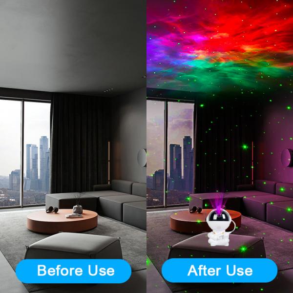 Quality Remote Control Space Star Projector For Bedroom ABS PVC Material for sale