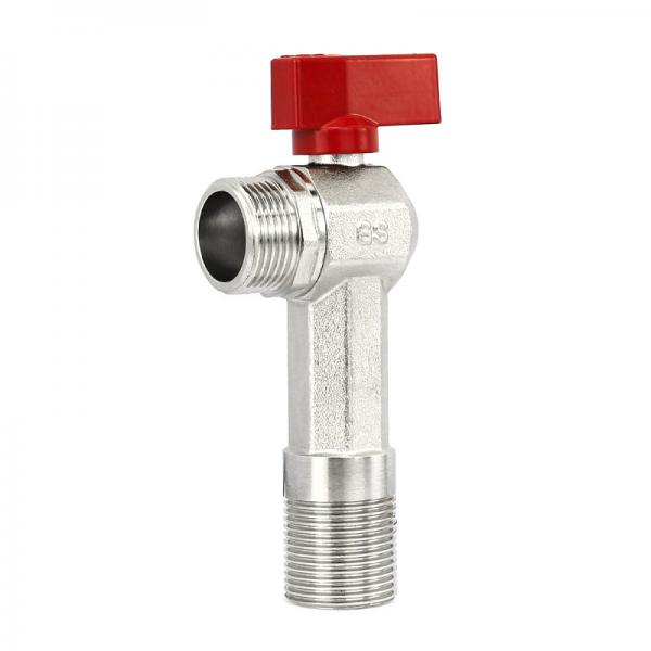 Quality Bathroom Toilet 2 Way Angle Valve Standard Cold Water Tap Angle Valve for sale