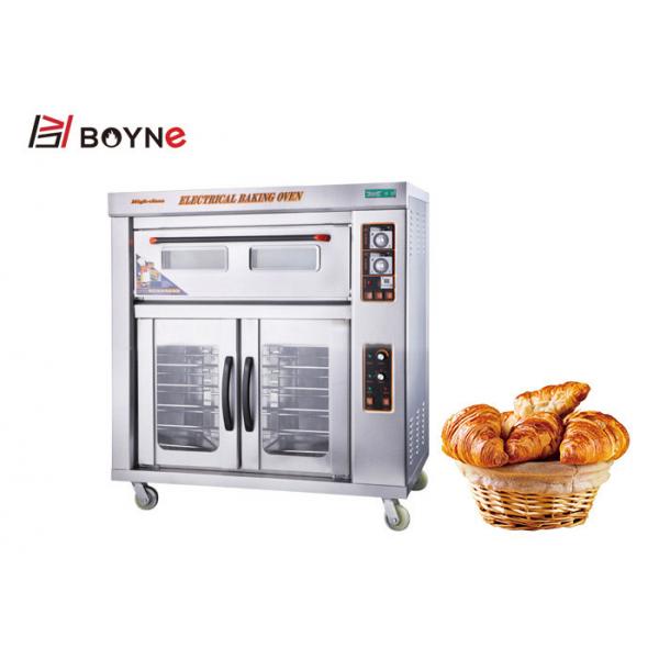 Quality Electric Bread Commercial Kitchen Proofer Single Deck Twelve Trays Temperature for sale