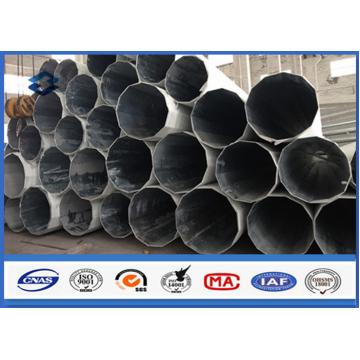 Quality 60ft / 18288mm Industrial Light Polygonal Hot Dip Galvanized Electric Steel Pole for sale