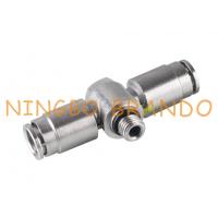 Quality Tee Male Banjo Brass Pneumatic Push On Fittings 1/8'' 1/4'' 3/8'' 1/2'' for sale