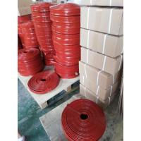 China High Temperature Silicone Rubber Fiberglass Sleeving For Cables Wires factory