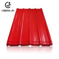 Quality Red Sunlight Roof Sheet Metal Building Material Galvanized Corrugated Steel for sale