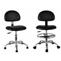 Quality Swivel Round Anti Static Lab Chair Pu Rotatable ESD Work Chair For School for sale