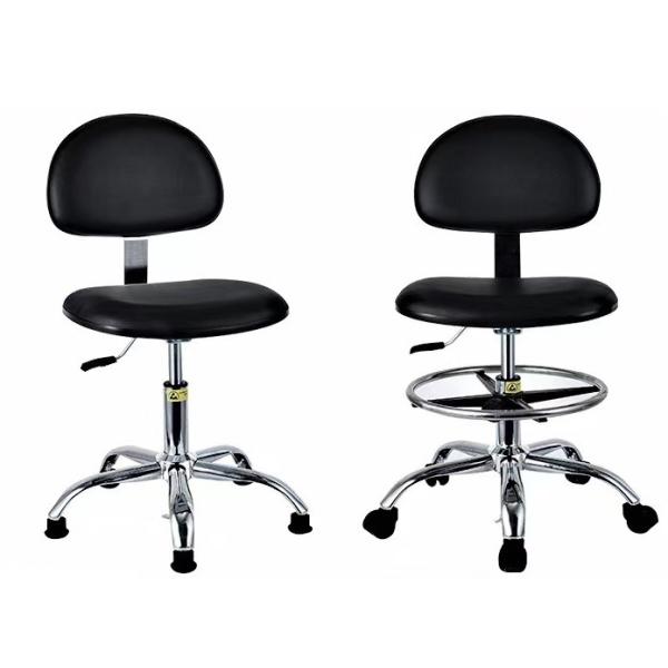 Quality 440*410mm ESD Saddle Swivel Chair Injection Molded Backrest Esd Stool Chair for sale